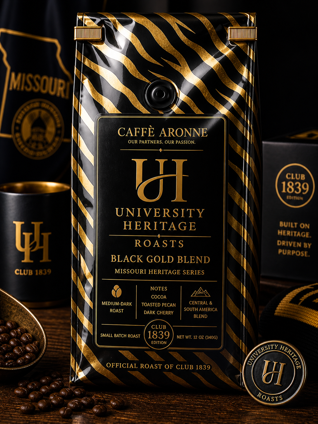 Club 1839 — Black Gold bag